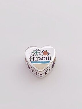 Pandora Hawaii Beach Moment Travel Exclusive Heart Charm